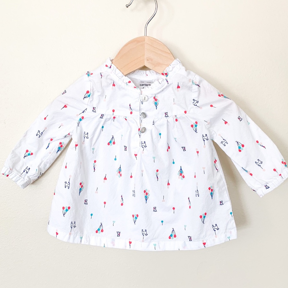 Carter’s | Baby Girl Shirt Long Sleeve 6 Month